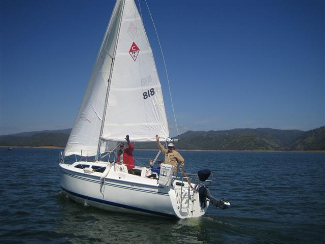 Lake Oroville is a great place to explore and sail